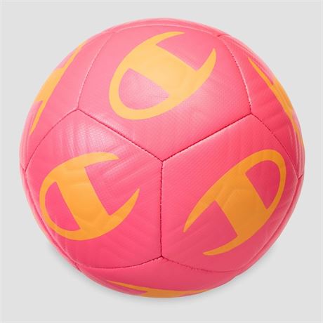 Ballon de soccer Champion Playmaker logo C taille 5 - rose
