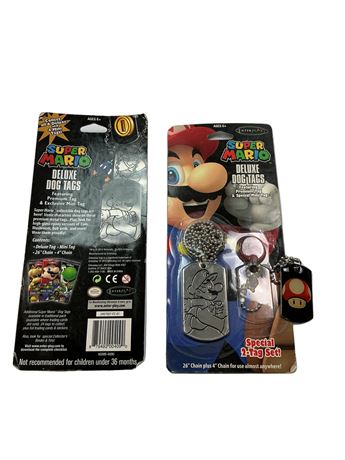Médailles Super Mario Deluxe avec chaîne (2)