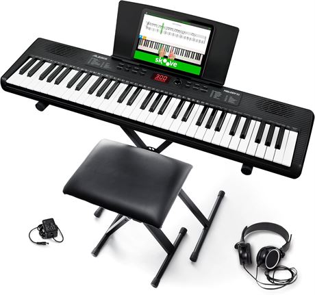 Alesis — Clavier piano Melody 61 MK4 avec haut-parleurs et support