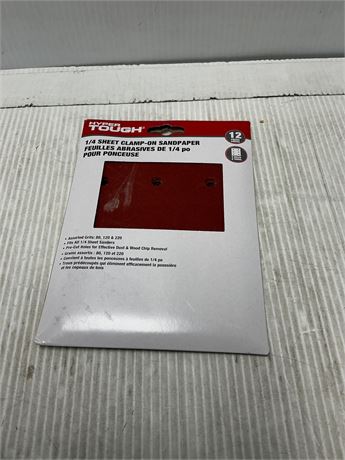 Papier sablé 1/4 feuille Hyper Tough