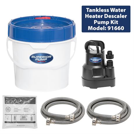 Trousse détartrage Superior Pump 3/4 po plastique 3,5 gal sans réservoir