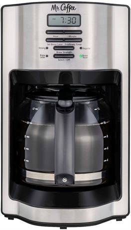 USAGÉE - Cafetière Mr. Coffee 12 tasses système Rapid Brew - inox