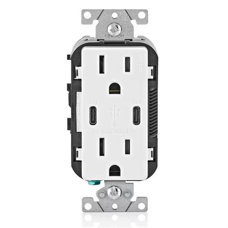 Prise USB-C double 30W avec protection enfants