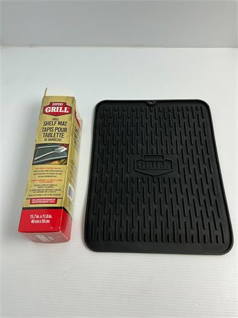 Tapis de protection pour tablette de barbecue
