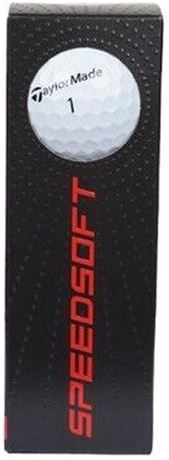 Ens. 4 boîtes balles TaylorMade SpeedSoft (blanc, pq 3) tube 1 2024