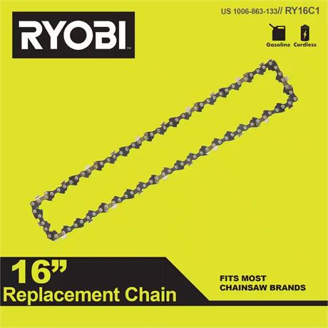 Chaîne scie 16 po 0,050 std rechange compl. 56 maillons
