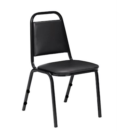 4x Chaises empilables banquet National Public Seating noir Panther