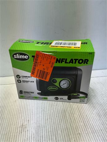 Compresseur pneus 12V Slime avec LED