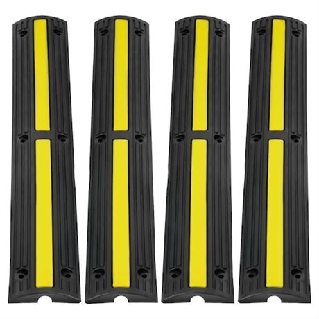 Protège-câble VEVOR 3,28 pi 1 canal paquet 4 capacité 18 000 lb/essieu
