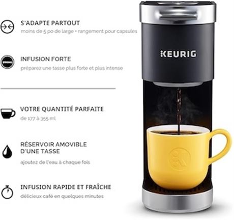 Cafetière Keurig K-Mini Plus dosette K-Cup