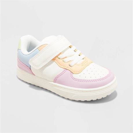 Espadrilles Jaid tout-petits Cat & Jack blanc/bleu/rose 12T faux cuir