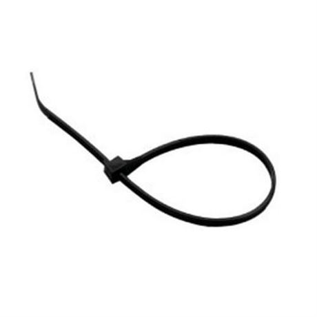 Attaches GlobalTone noires 15 po 120 lb - sac de 100