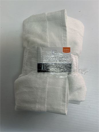 Serviette de bain blanc MAINSTAYS 27 x 50po