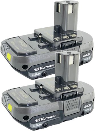 Batteries RYOBI P102 18V One+ compactes – 2 pcs