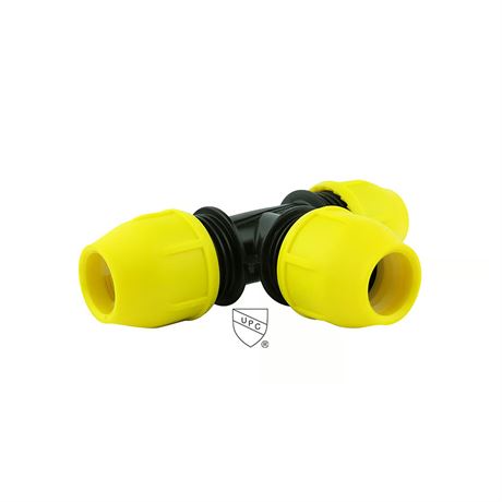 Té gaz poly Home-Flex 3/4 po