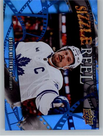 Upper Deck — Carte Sizzle Reel Auston Matthews SR-19 Maple Leafs
