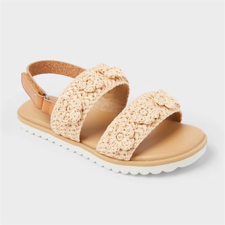 Sandales en raphia Denitra tout-petits Cat & Jack havane 12T