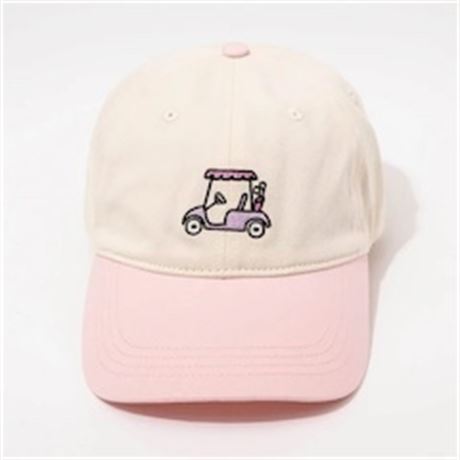 Casquette de baseball ajustable en coton Frasier Sterling - Violet/Rose