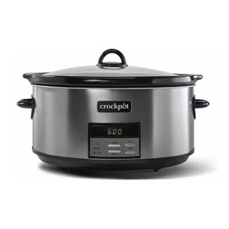 Mijoteuse programmable Crock-Pot 8 pte inox noir
