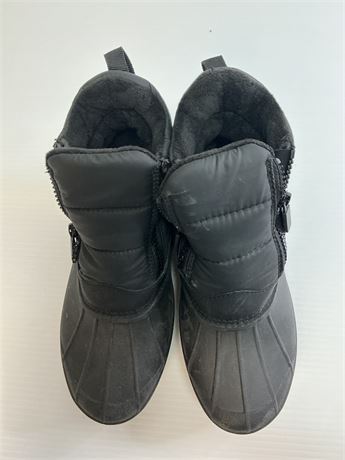 VOIR PHOTOS - Petites bottes noir THINSULATE gr.8
