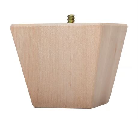 Pied meuble bois 3 po style moderne