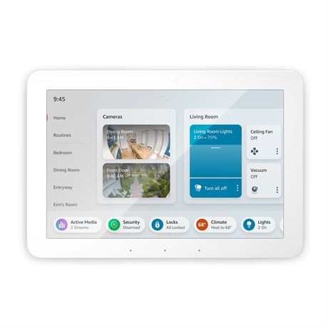Panneau contrôle maison intelligente Echo Hub 8 po