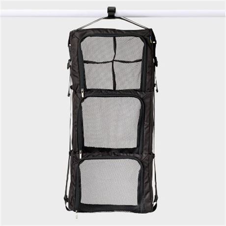 Étagère cube d'emballage noir - Open Story