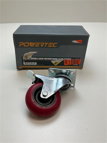 Roues pivotantes 3 po avec frein