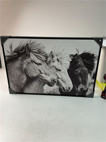 Impression murale décorative cheval « Horse Love »