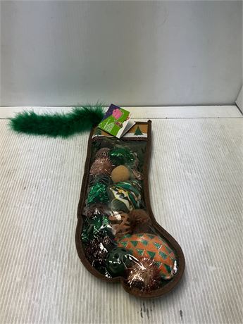 Bas de Noël jouets pour chat Vibrant Life