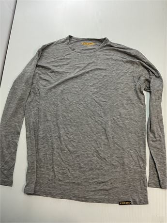 Chandail homme gris manches longues L
