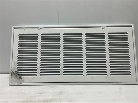 Évent env. 27 x 13 po