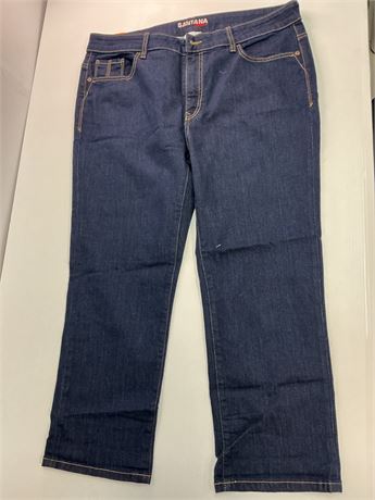 Jeans 3/4 bleu foncé femme Santana 16