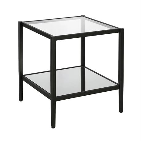 Table d'appoint carrée 2 niveaux Finley & Sloane Hera