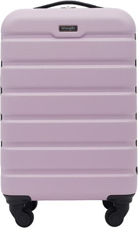 Valise cabine pivotante rigide Wrangler 22 po, lilas