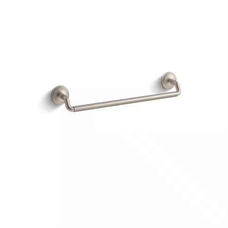 Barre porte-serviettes Paces 18 po nickel brossé vif mural