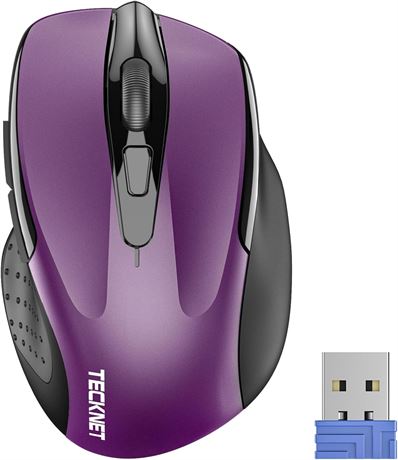 Souris sans fil TECKNET 2,4G optique ergonomique pour portable