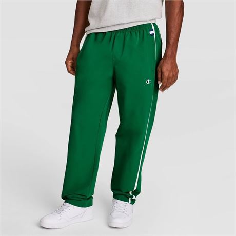 Pantalon nylon à enfiler classique Champion hommes vert verdoyant M