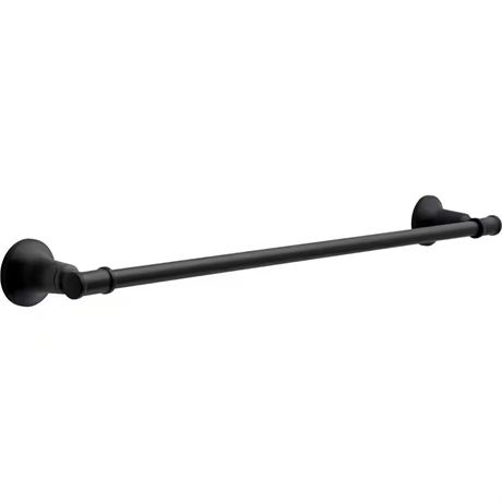 Barre porte-serviettes murale Chamberlain 24 po noir mat