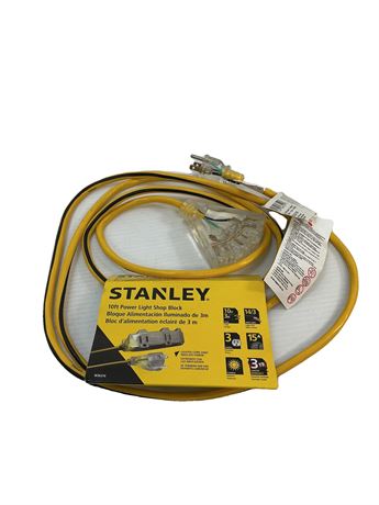 Bloc d'alimentation lumineux d'atelier Stanley 10 pi