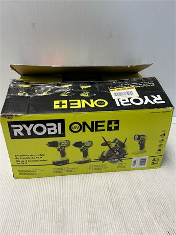 SCIE MANQUANTE - Ensemble outils RYOBI ONE+ 18V 3 pièces