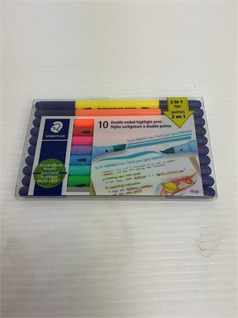 Surligneurs Staedtler double embout