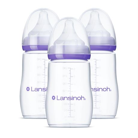 Biberons anti-colique Lansinoh 8 oz lot 3