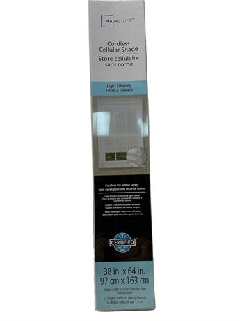 Store cellulaire sans corde Mainstays 38 x 64 po