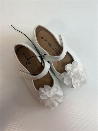 Ballerine blanche fille George gr.8