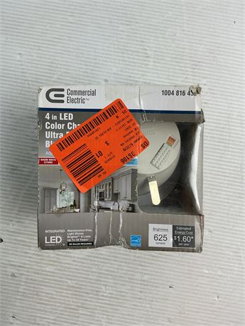 Encastré LED 4 po orientable faible éblouissement CCT