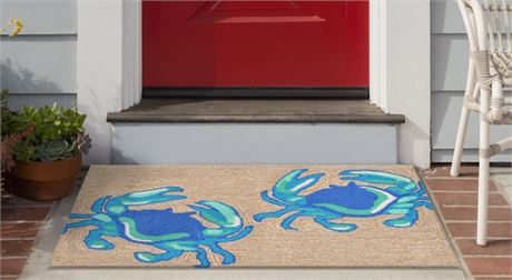Tapis int/ext Liora Manne Frontporch Crabs 2x3pi