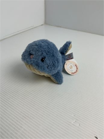 Peluche baleine Apricot Lamb avec billes