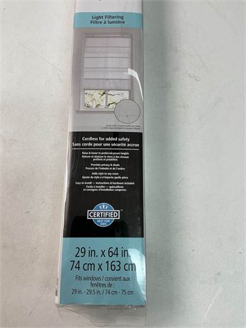 Stores de fenêtre blancs sans perçage