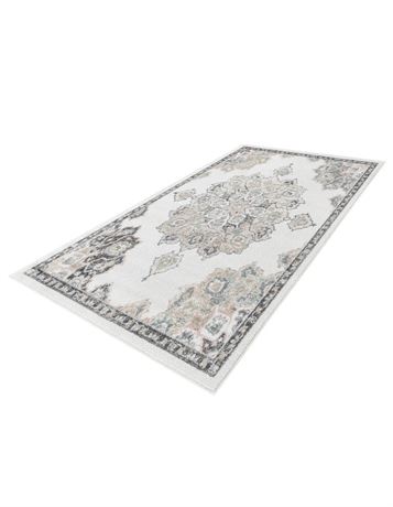 Tapis rectangulaire Unique Loom Parker ivoire 4 x 6 pi